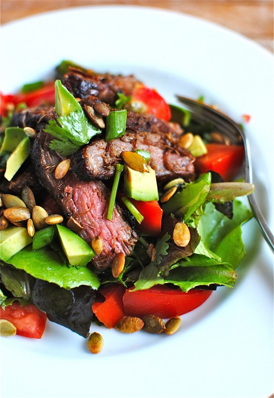 Mexican Steak Salad | Bev Cooks