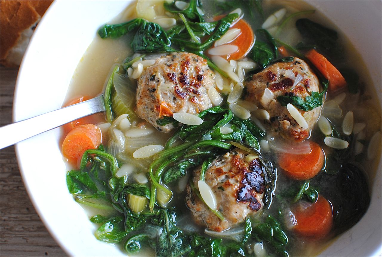 Italian Wedding Soup Recipe with Little Meatballs - Christina's Cucina