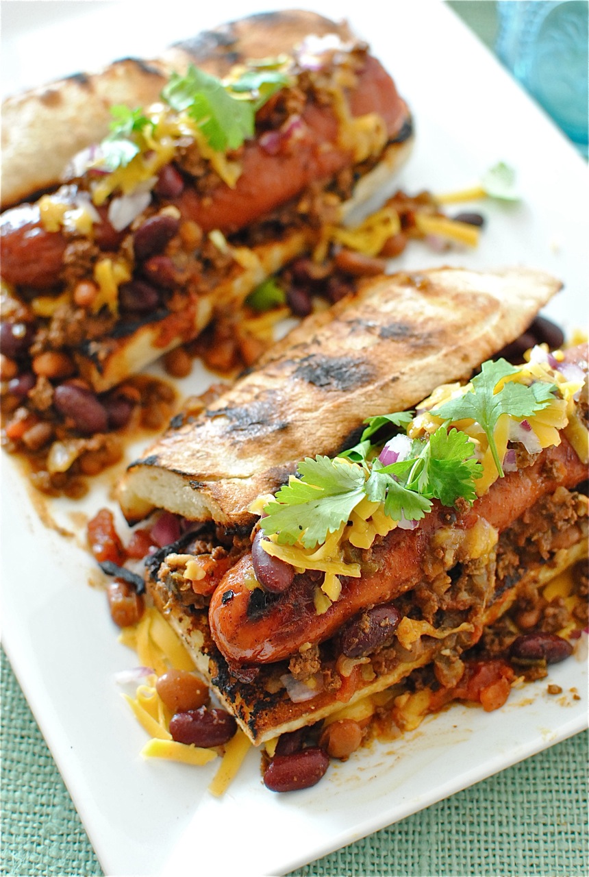 Gourmet Chili Dogs | Bev Cooks