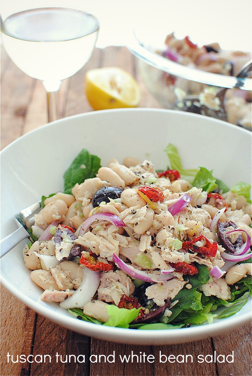Tuscan Tuna and White Bean Salad | Bev Cooks