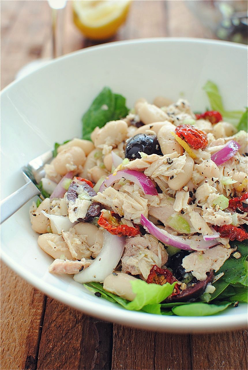 Tuscan Tuna and White Bean Salad | Bev Cooks