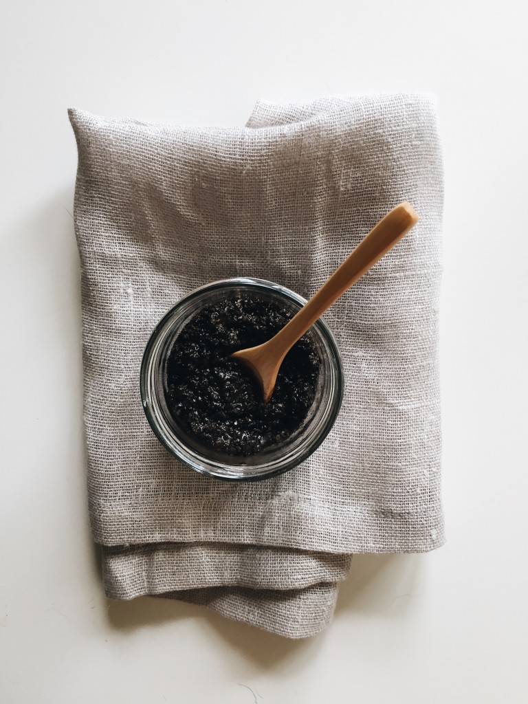 DIY: Coconut Coffee Scrub / Bev Cooks