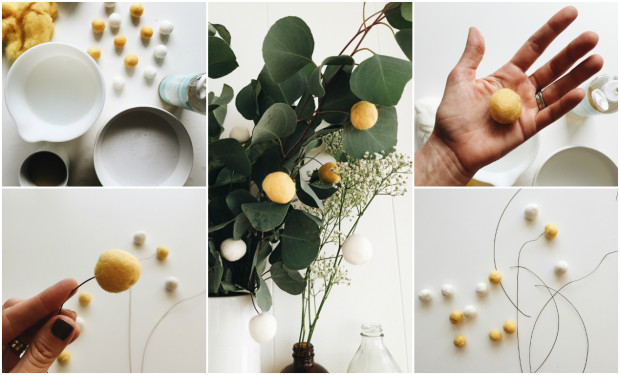 What We're Diggin' - Eucalyptus, Baby's Breath and DIY Billy Balls