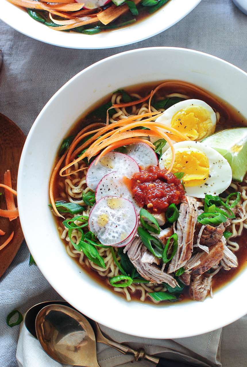 Pork Ramen Noodle Bowls Bev Cooks