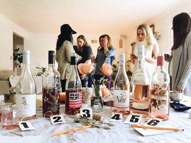 How to Host a Rosé Wine Tasting Party / Bev Cooks