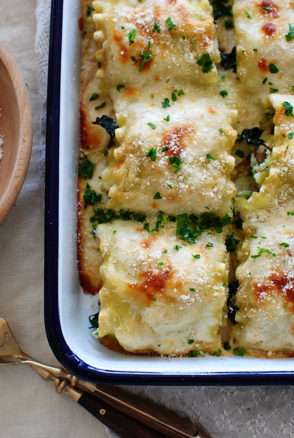 Sausage and Kale Lasagna Roll Ups | Bev Cooks