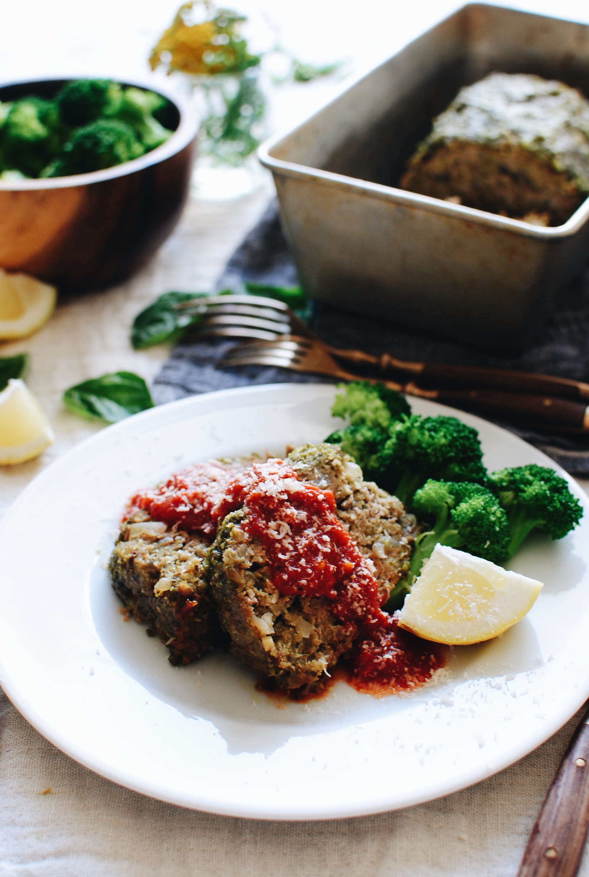 Turkey Pesto Meatloaf | Bev Cooks