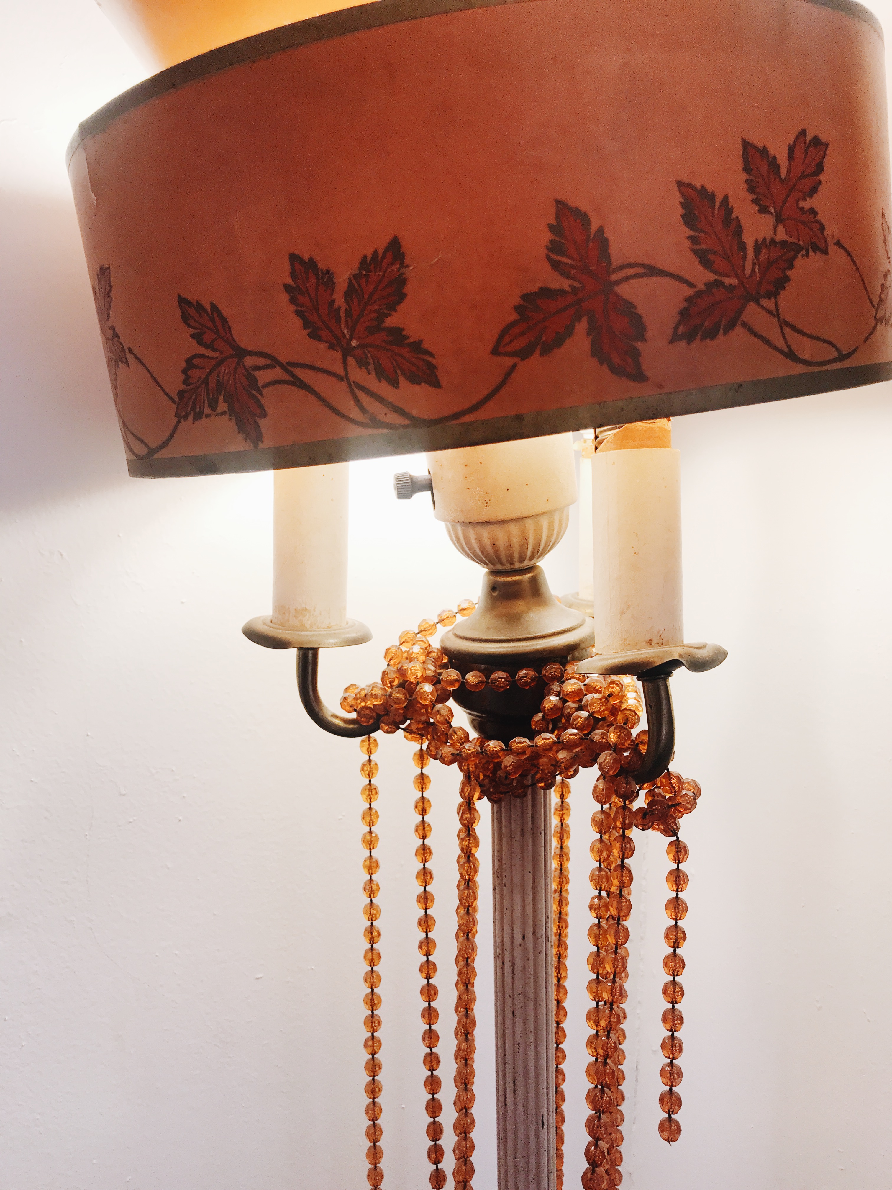 lamp and beads