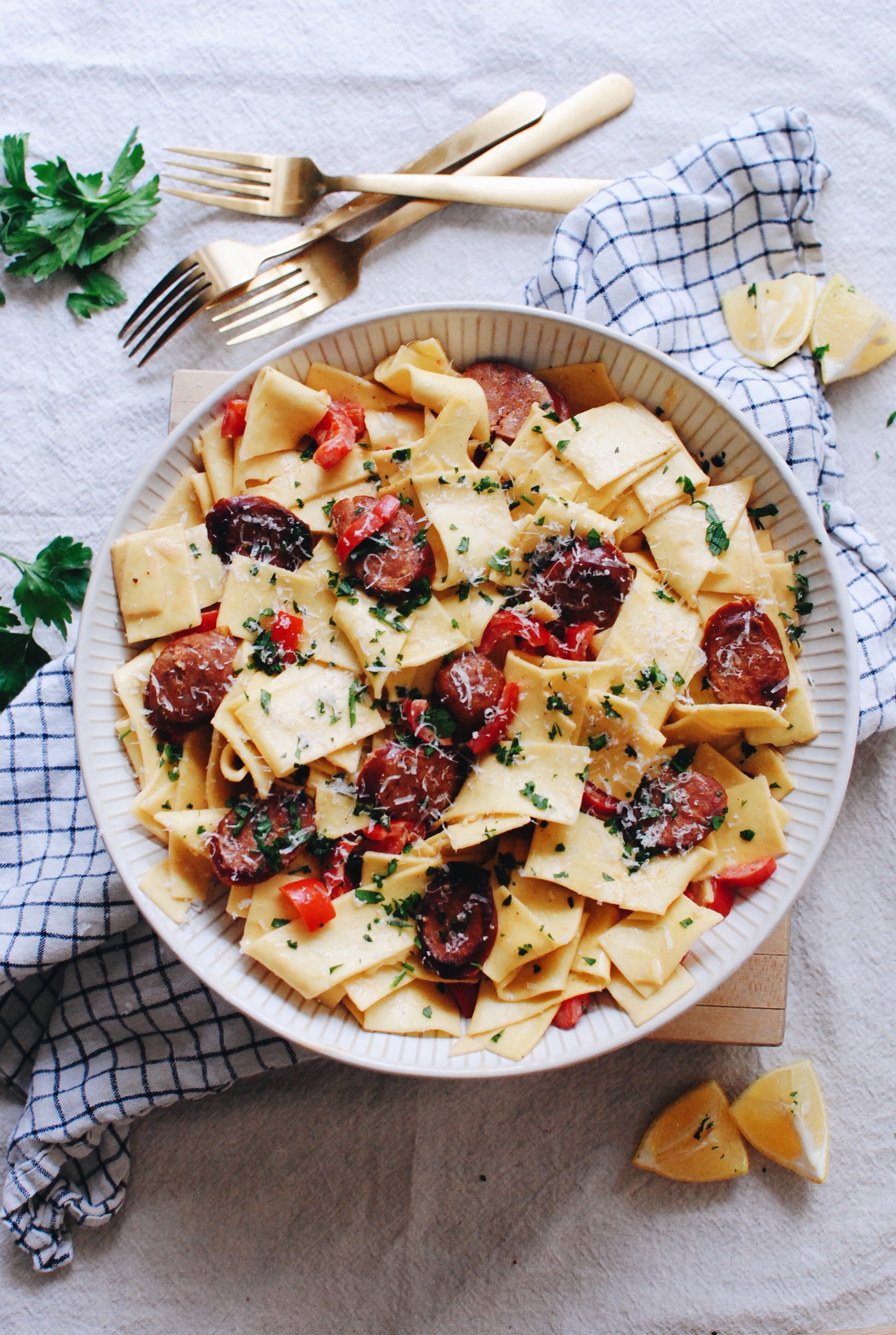 andouille sausage pasta