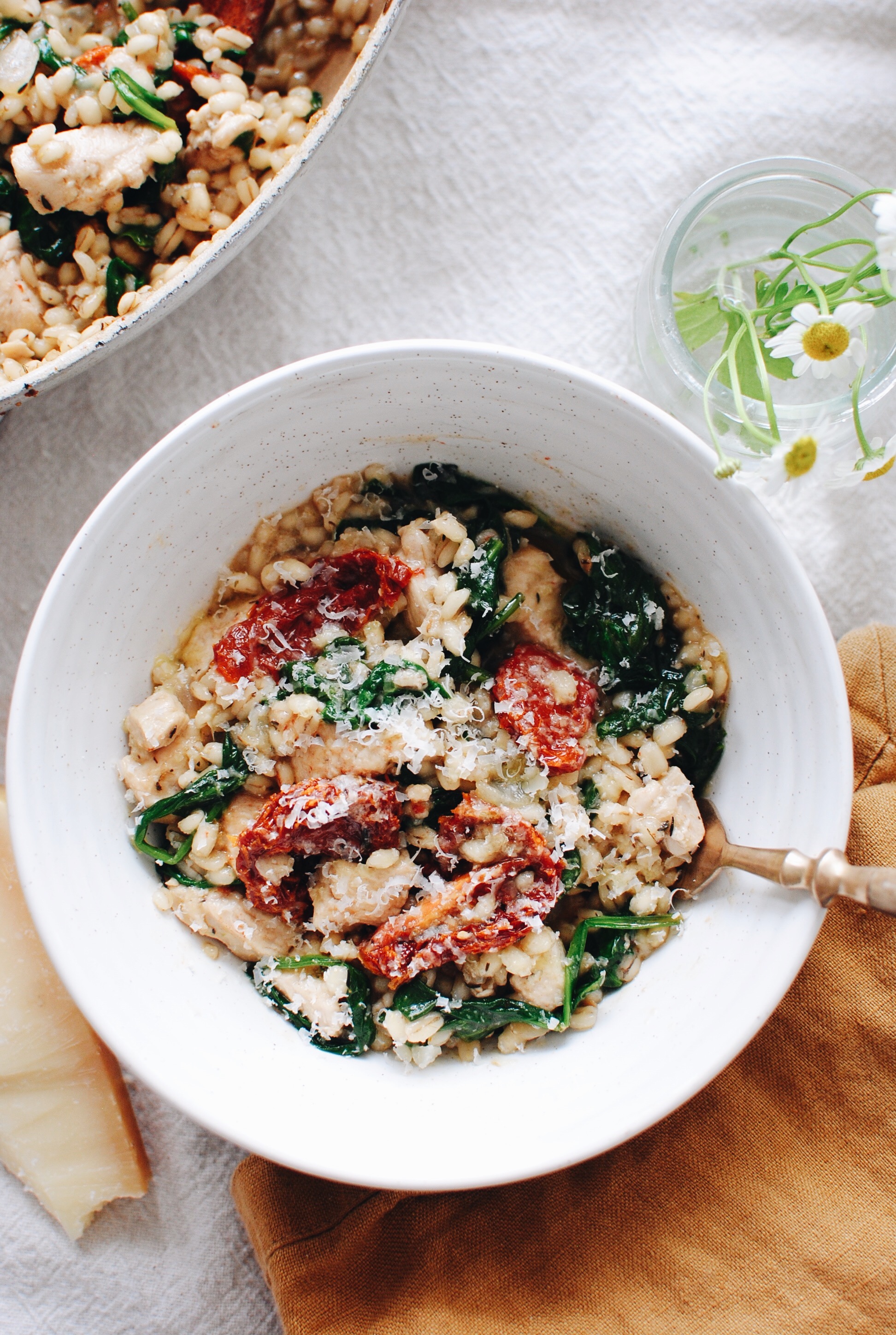 Hungry Couple: Pan Roasted Tomato Barley Risotto