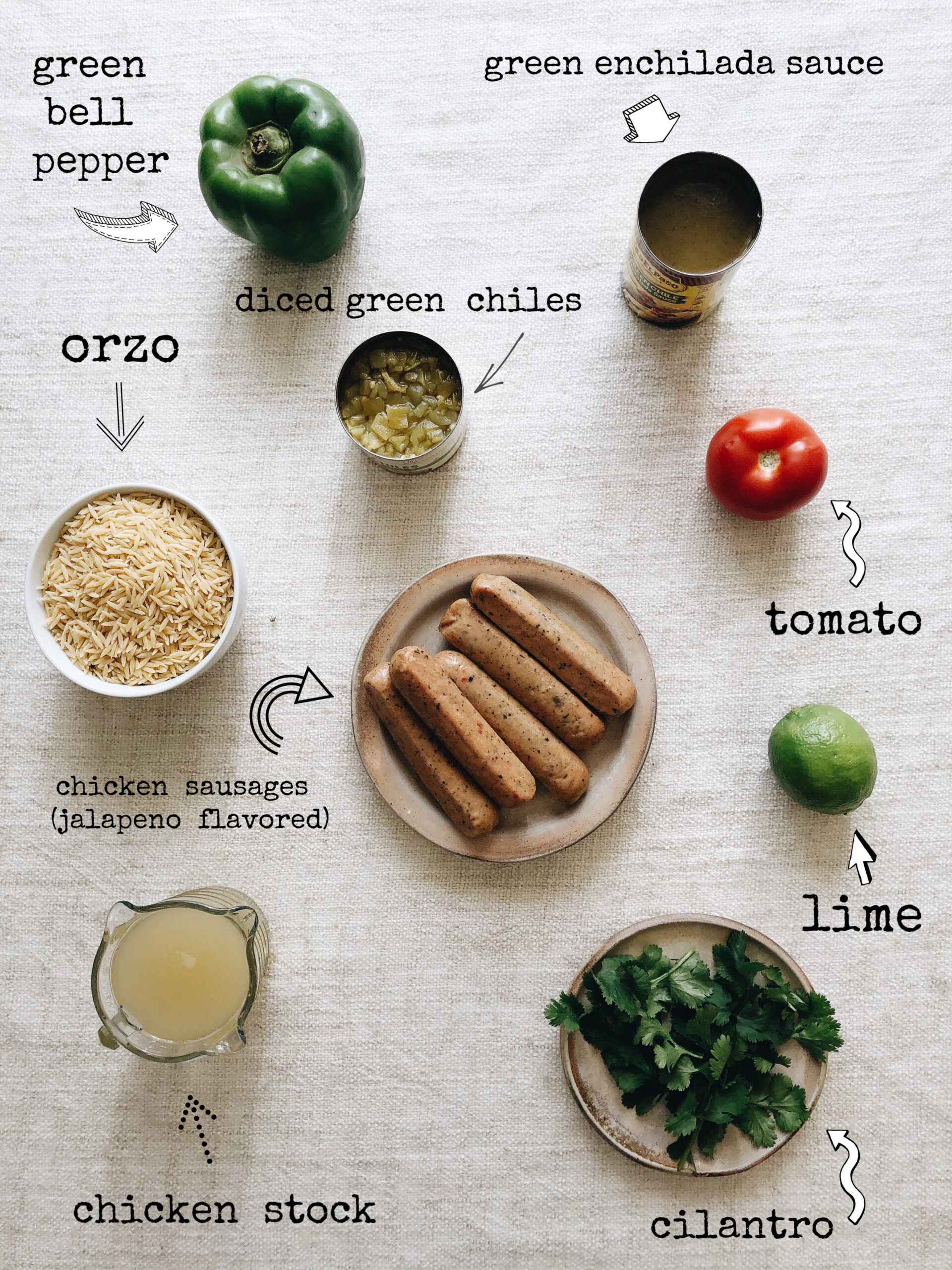 Skillet Tex-Mex Orzo with Jalapeno Chicken Sausages - Bev Cooks
