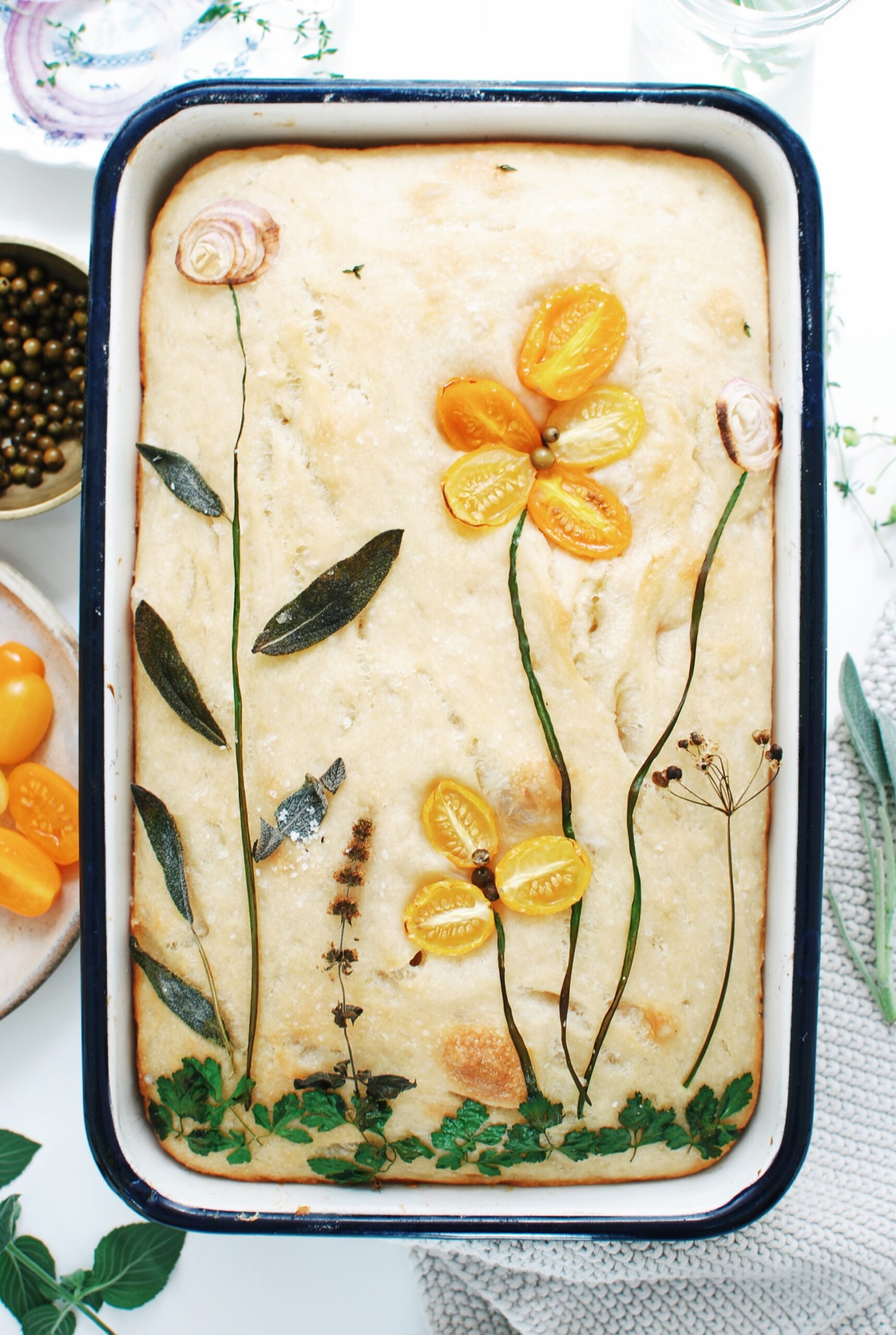 Focaccia Bread Art with Butter Candles – CHEZ CHANELLE