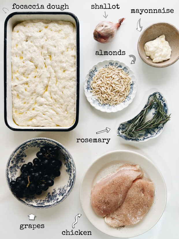 Rosemary Chicken Salad With Homemade Focaccia Bev Cooks