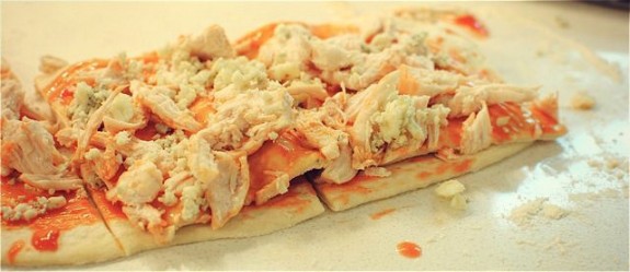 Buffalo Chicken Pull-Apart Bread / Bev Cooks