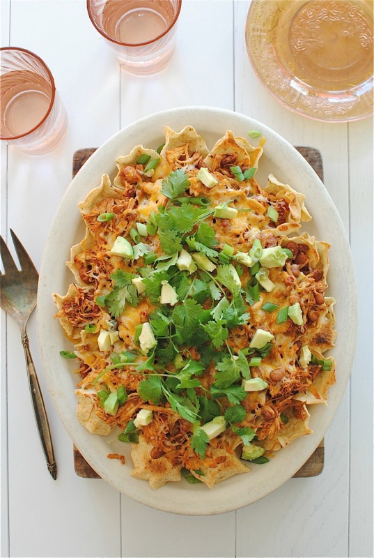 Slow Cooker Chicken Nachos | Bev Cooks