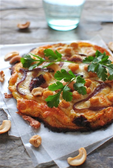 Indian Cauliflower Crust Pizza - Bev Cooks