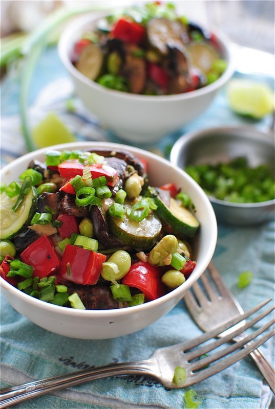 Vegetarian Coconut Rice Bowls / Bev Cooks