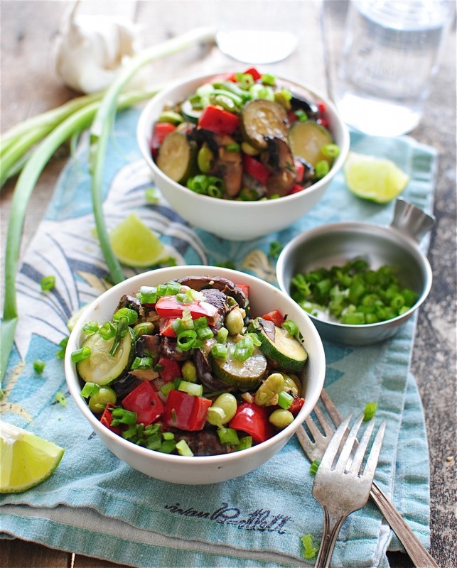 Vegetarian Coconut Rice Bowls / Bev Cooks