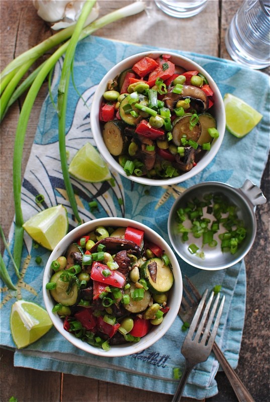 Vegetarian Coconut Rice Bowls / Bev Cooks