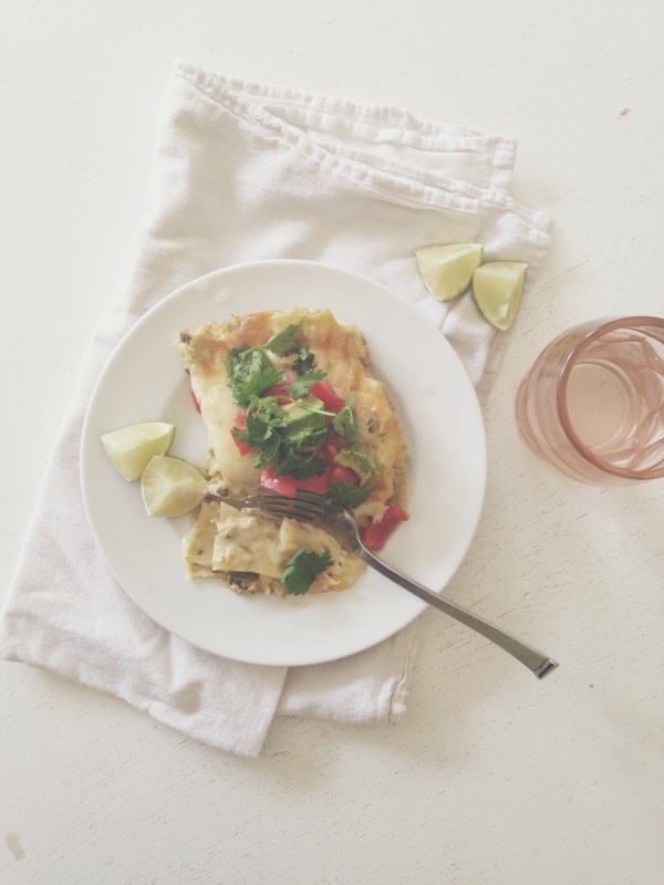 Creamy Chicken and Jalapeno Lasagna