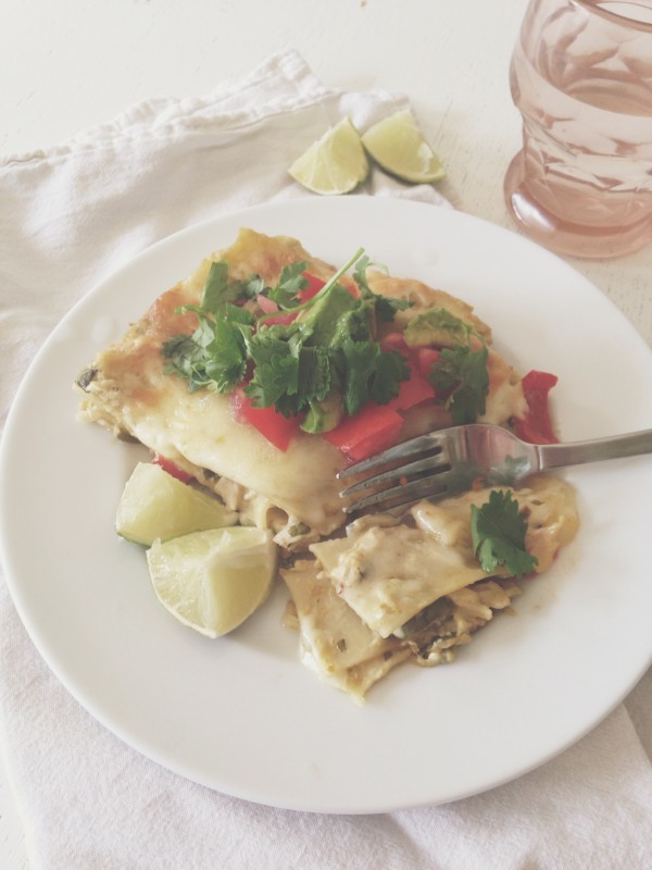 Creamy Chicken and Jalapeno Lasagna