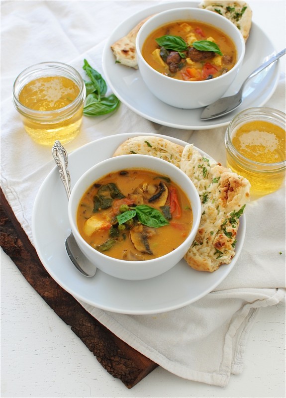 Weeknight Indian Chicken Soup