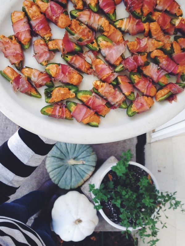 Prosciutto-Wrapped BBQ Jalapeno Poppers