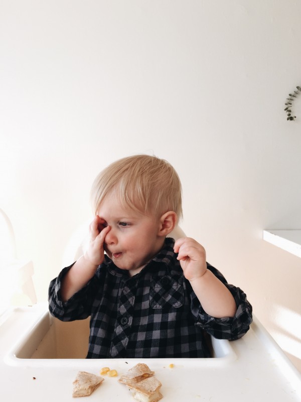 Will's first haircut. AKA: Bye Bye Mullet