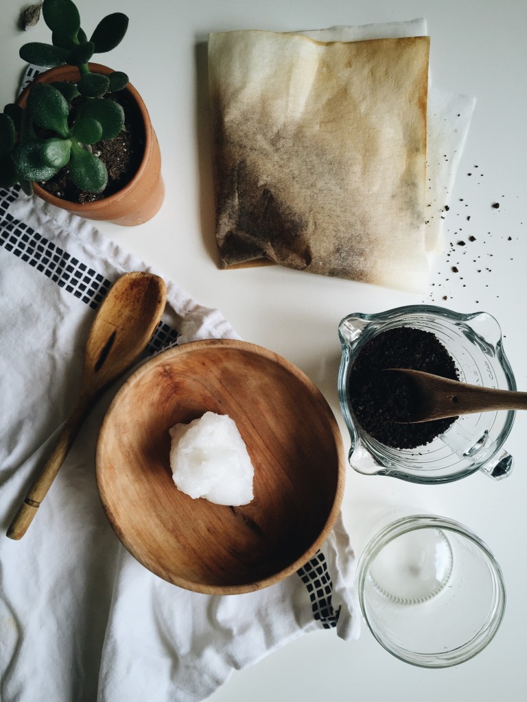 DIY: Coconut Coffee Scrub / Bev Cooks