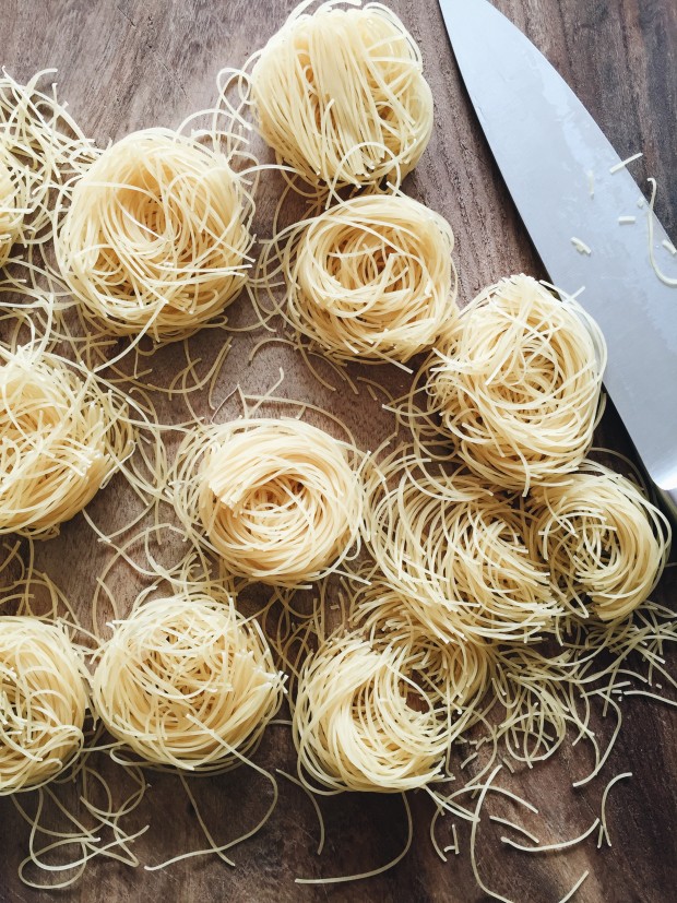 Spaghetti and Meatball Soup / Bev Cooks