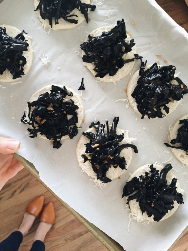 Black Trumpet Mushroom Puff Pastries / Bev Cooks