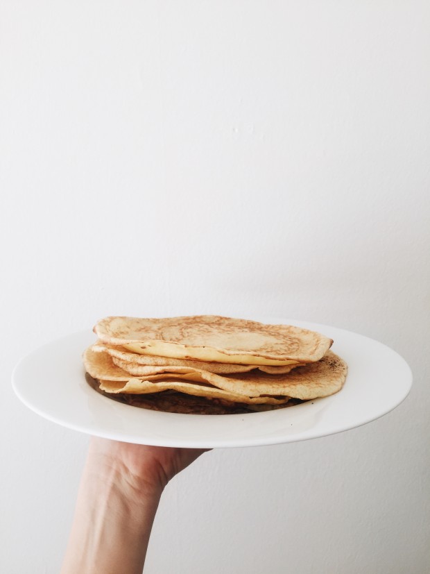 Spinach, Mushroom and Ricotta Crepes / Bev Cooks