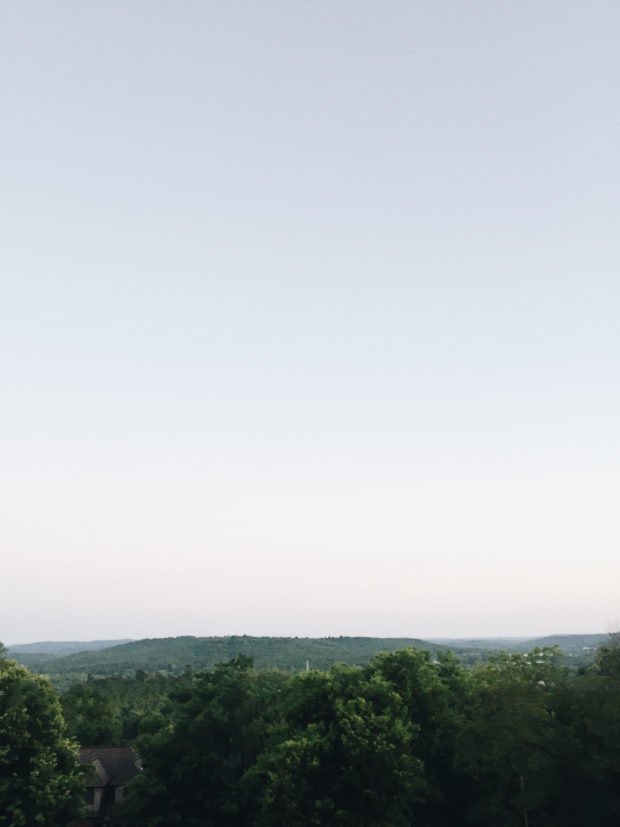 Northwest Arkansas at dusk