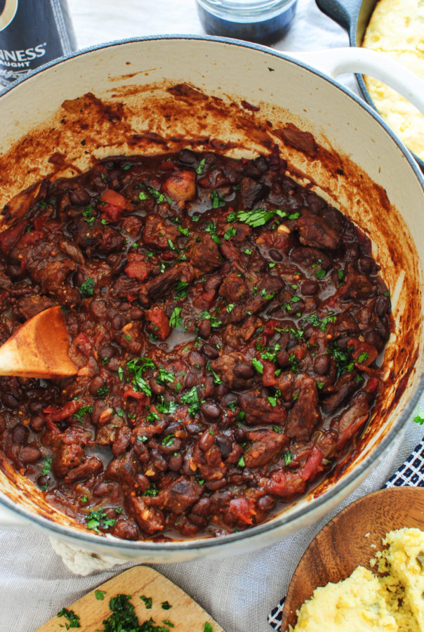 Steak and Black Bean Chili / Bev Cooks