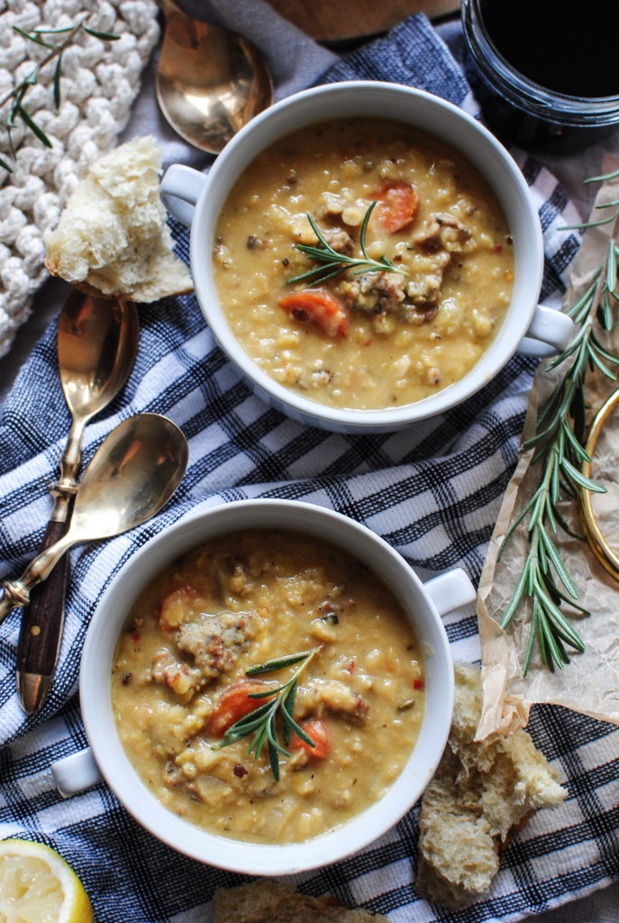 Lentil and Sausage Gumbo Soup - Lana's Cooking