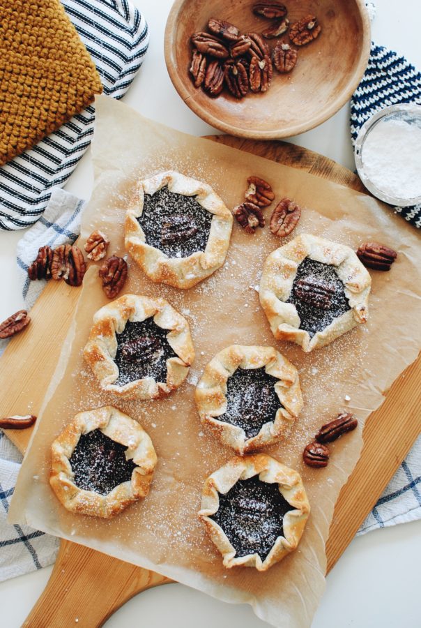 Mini Chocolate Pudding Galettes / Bev Cooks