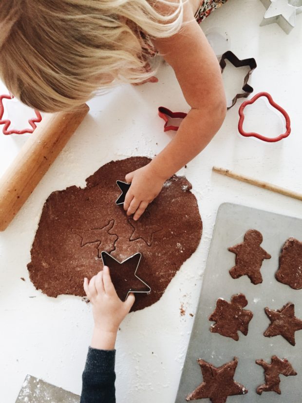 Gremlins making cinnamon ornaments