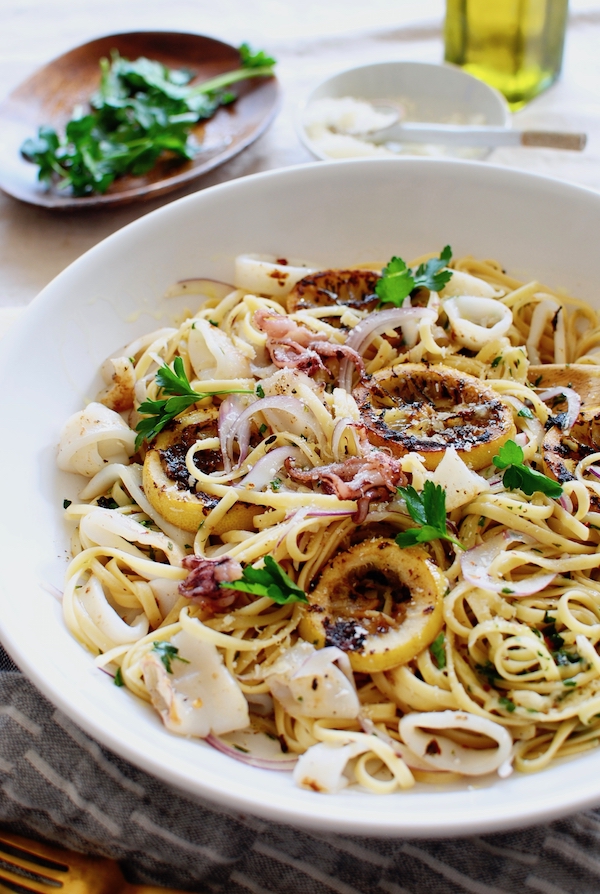 Simple Squid Piccata