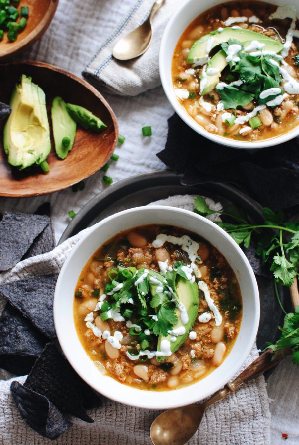 Short Cut Salsa Verde Turkey Soup - Bev Cooks