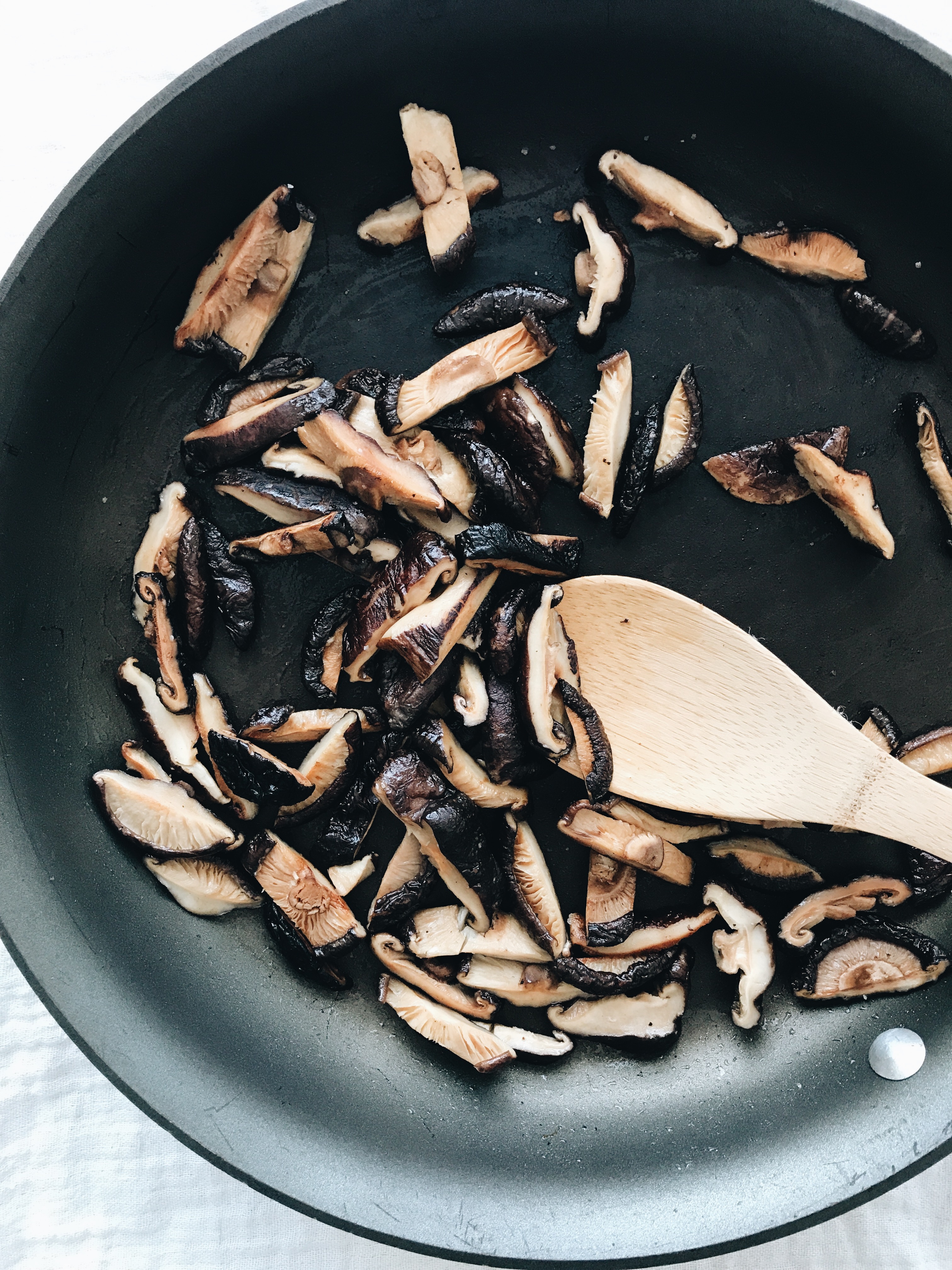 Mushroom and Barley Risotto / Bev Cooks