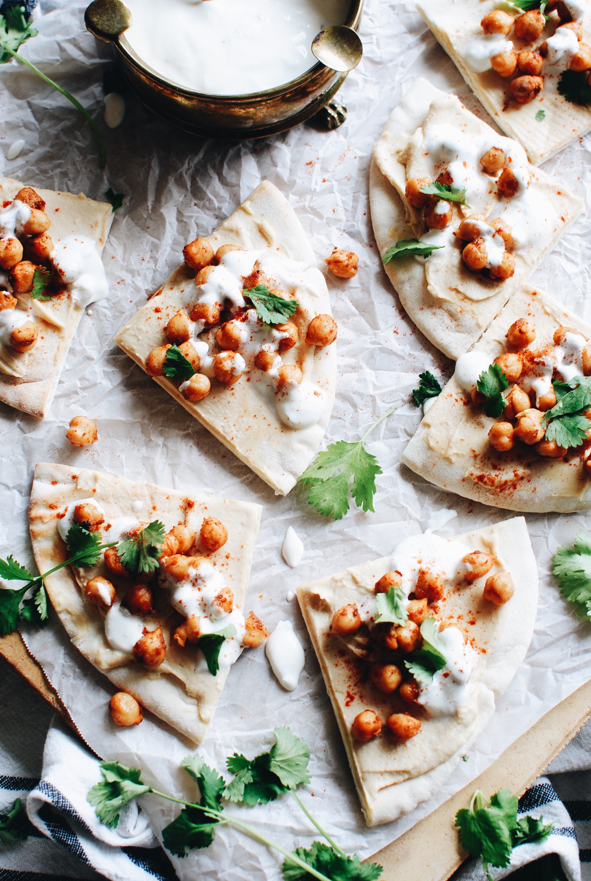 Chickpea Shawarma Flatbread | Bev Cooks