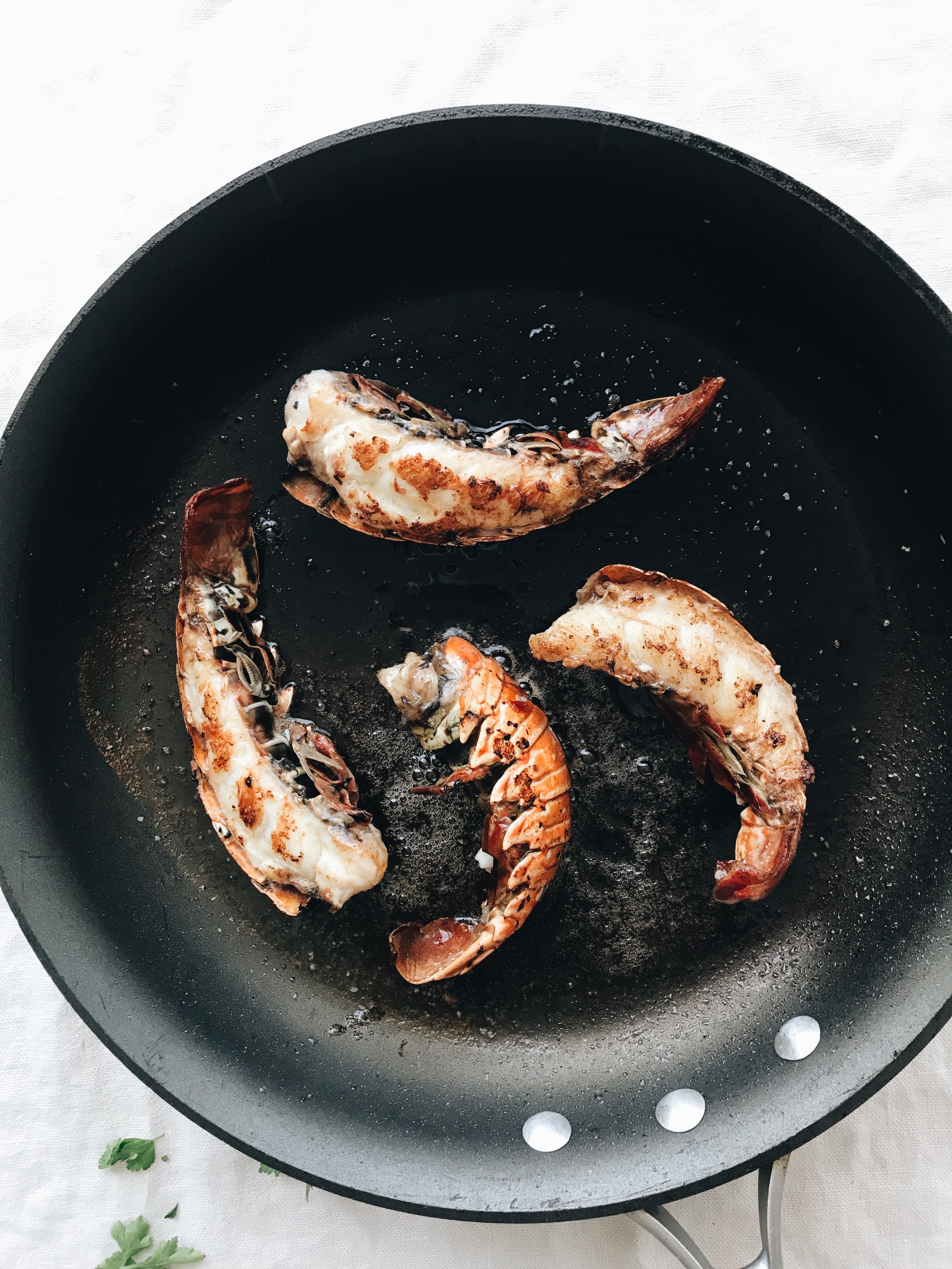 Lobster Linguine / Bev Cooks