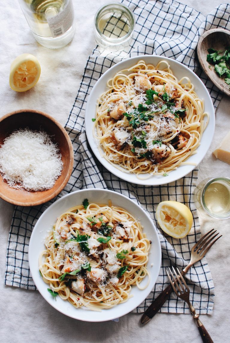 Lobster Linguine - Bev Cooks