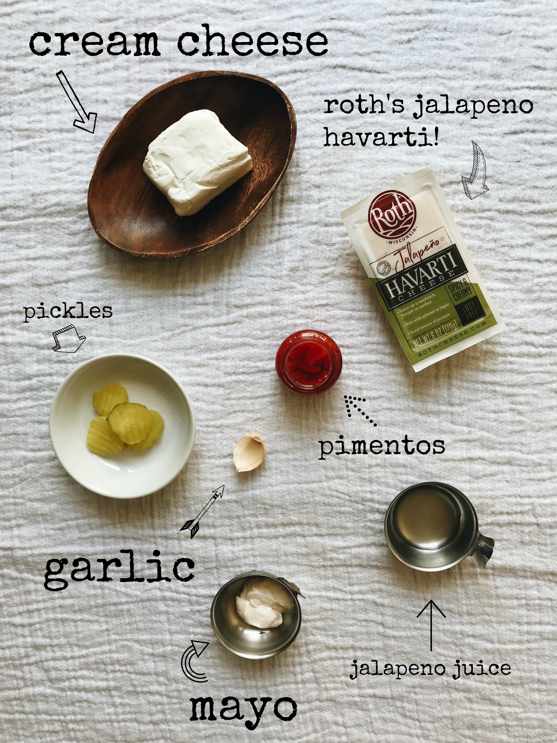 Jalapeno Havarti Pimento Cheese / Bev Cooks