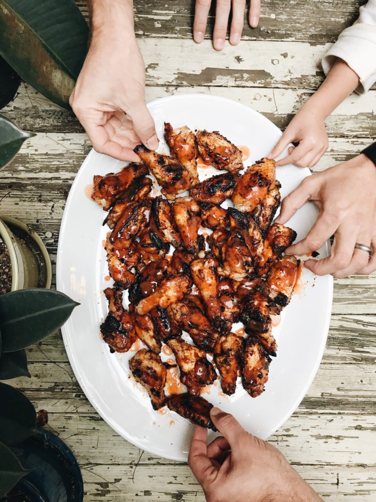 Grilled Buffalo Chicken Wings - Bev Cooks