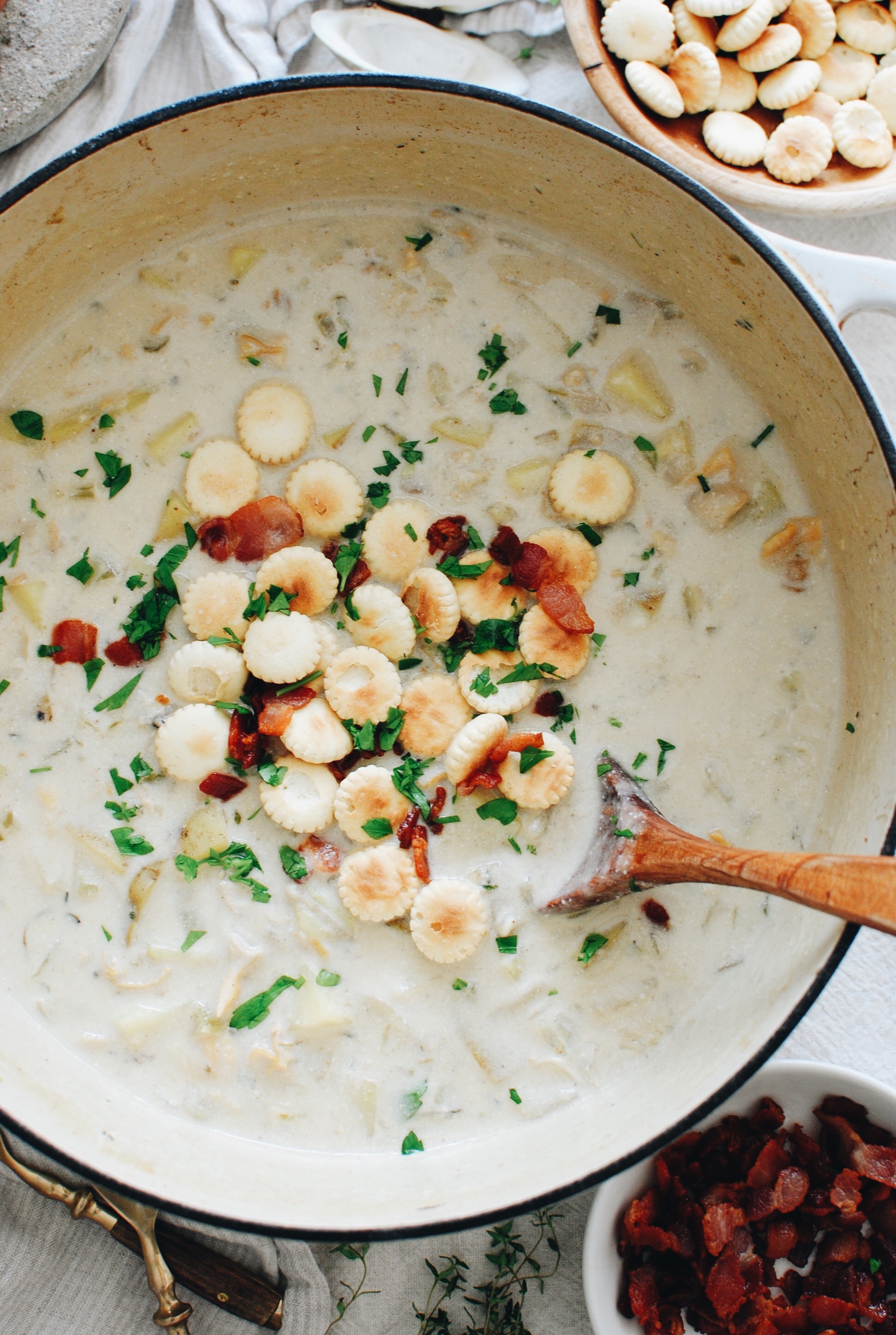 New England Clam Chowder | Bev Cooks