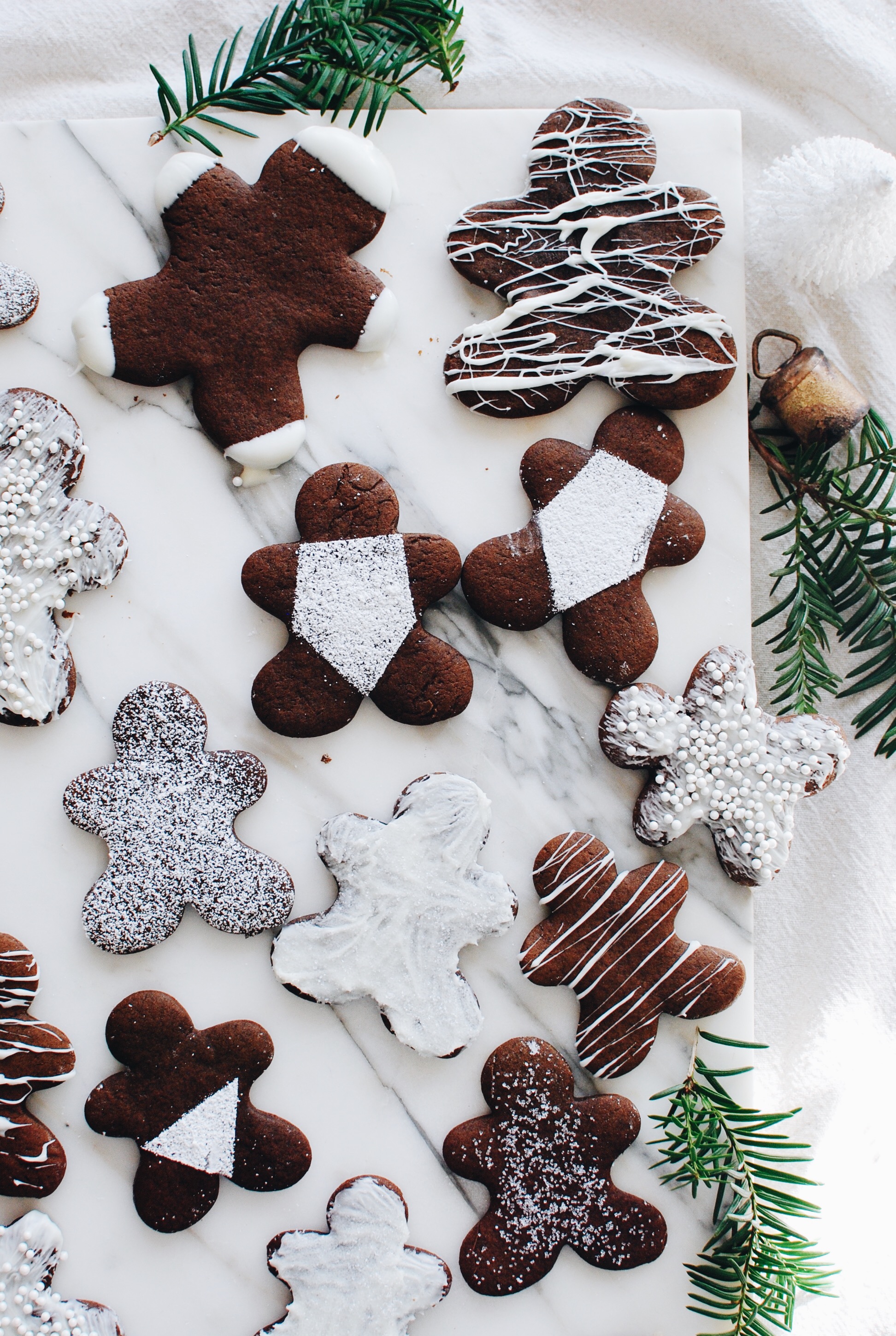 Gingerbread Cookies with Simple Decorating / Bev Cooks