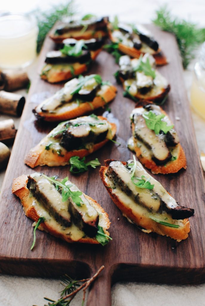 Steak and Horseradish Havarti Crostini / Bev Cooks