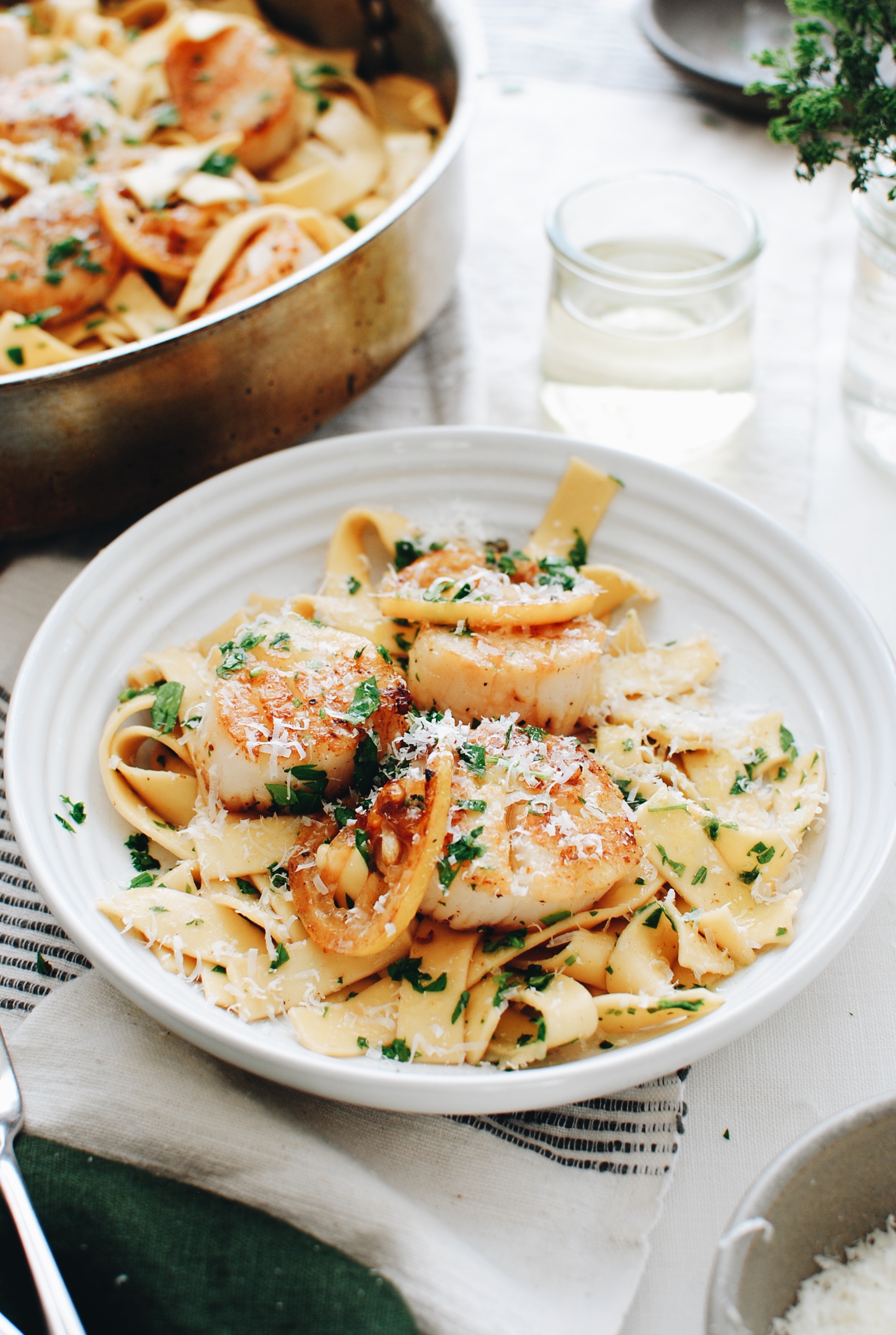 Scallop Piccata / Bev Cooks