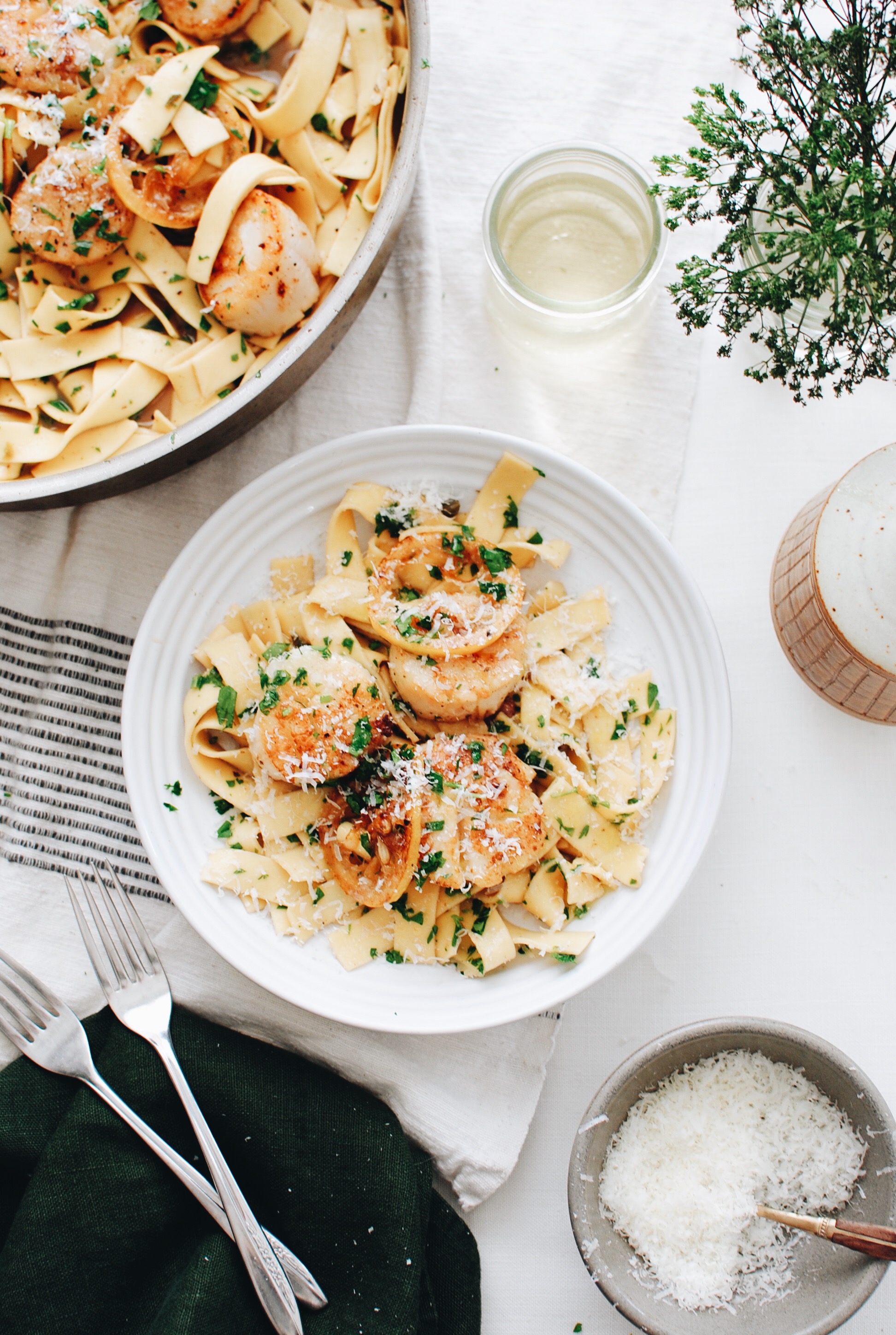 Scallop Piccata / Bev Cooks